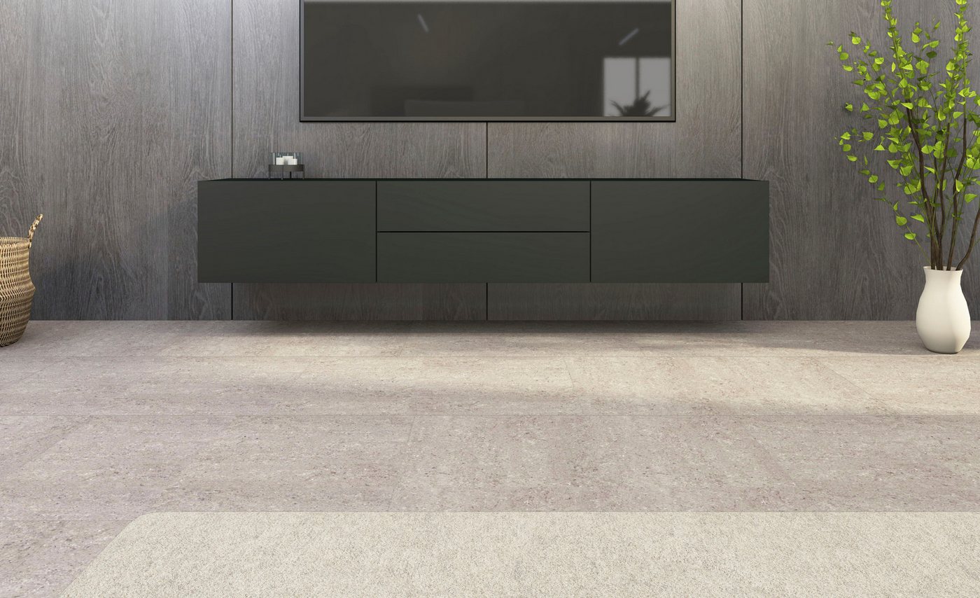 borchardt Möbel Lowboard Sophia, TV-Schrank Breite 200 cm, Breite 200 cm mit 2 Klappen und 2 Schubkästen, stehend und hängend – Bild 2 von 5