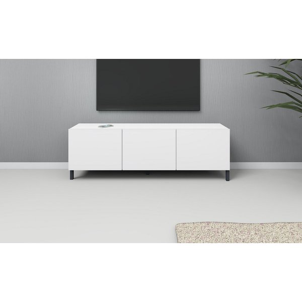 borchardt Möbel Lowboard Sophia, TV-Schrank mit Metallfüßen, Modernes TV-Board, Breite 139 cm, 3-türig