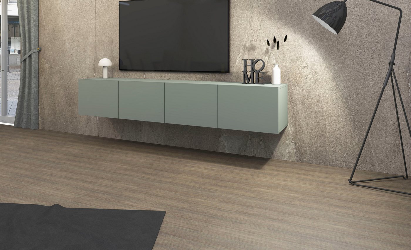 borchardt Möbel Lowboard Sophia, TV-Schrank mit 4 Türen, hängend oder stehend, Breite 200 cm mit 4 Türen, stehend und hängend – Bild 4 von 5
