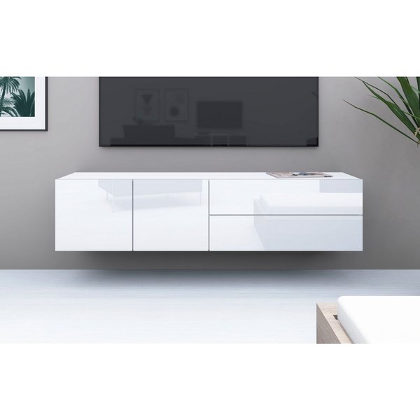 borchardt Möbel Lowboard Sophia, TV-Schrank Breite 152 cm, Breite 152 cm, hängend montierbar