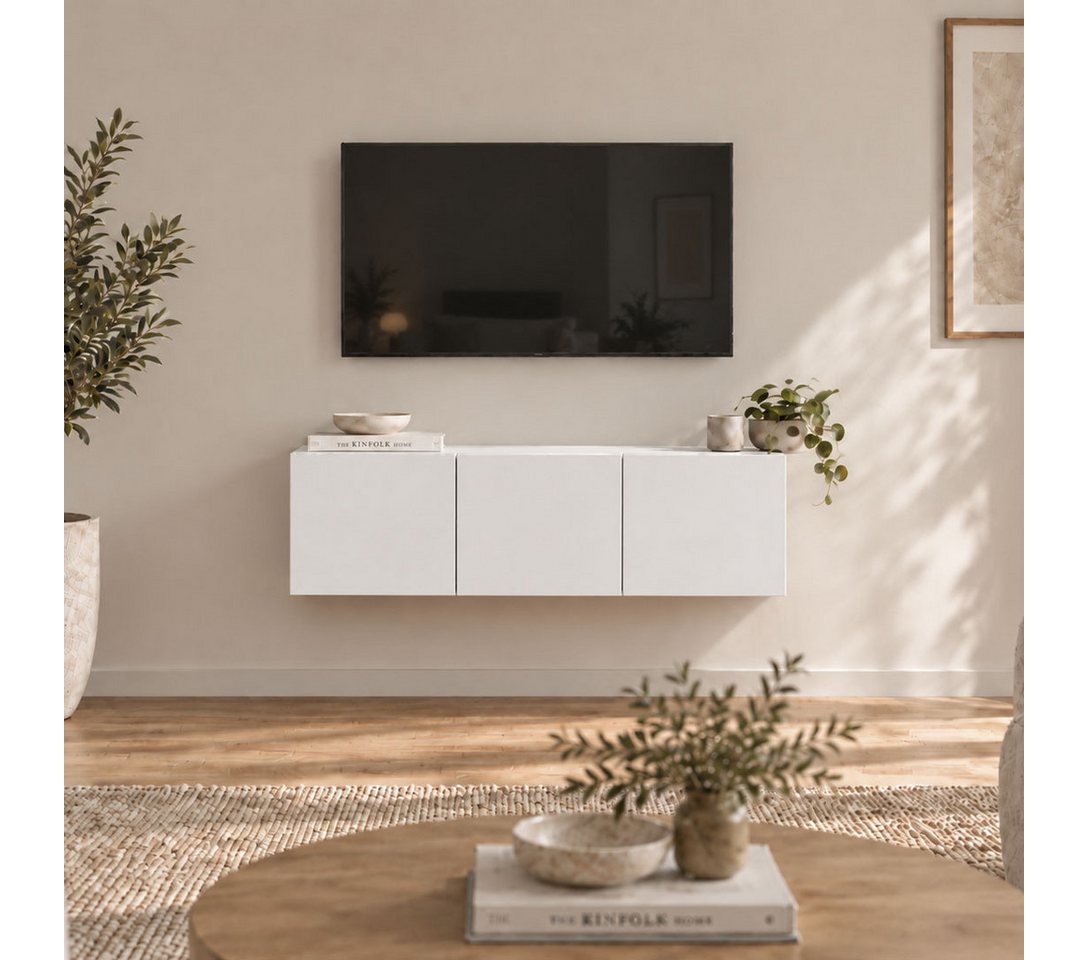 borchardt Möbel Lowboard Vaasa, Konsole, Hängeschrank mit 3 Türen, Breite 114 cm, nur hängend – Bild 5 von 5