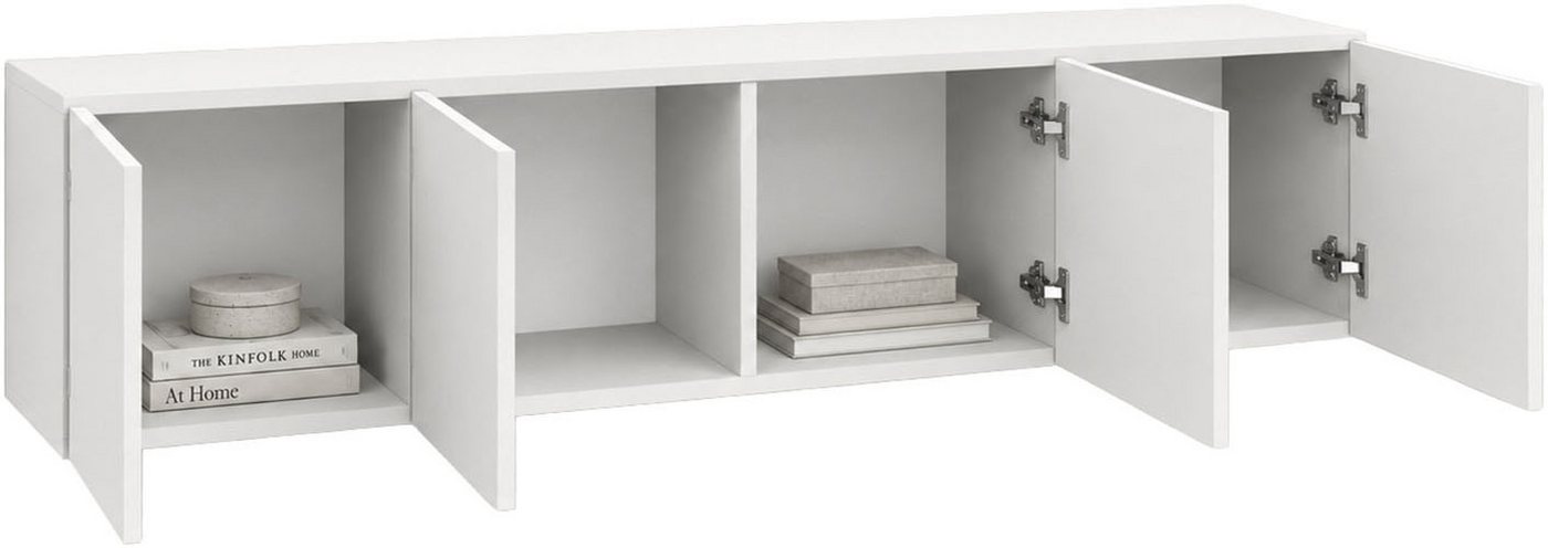 borchardt Möbel Lowboard Vaasa, Konsole, Hängeschrank mit 4 Türen, Breite 152 cm, nur hängend – Bild 4 von 5