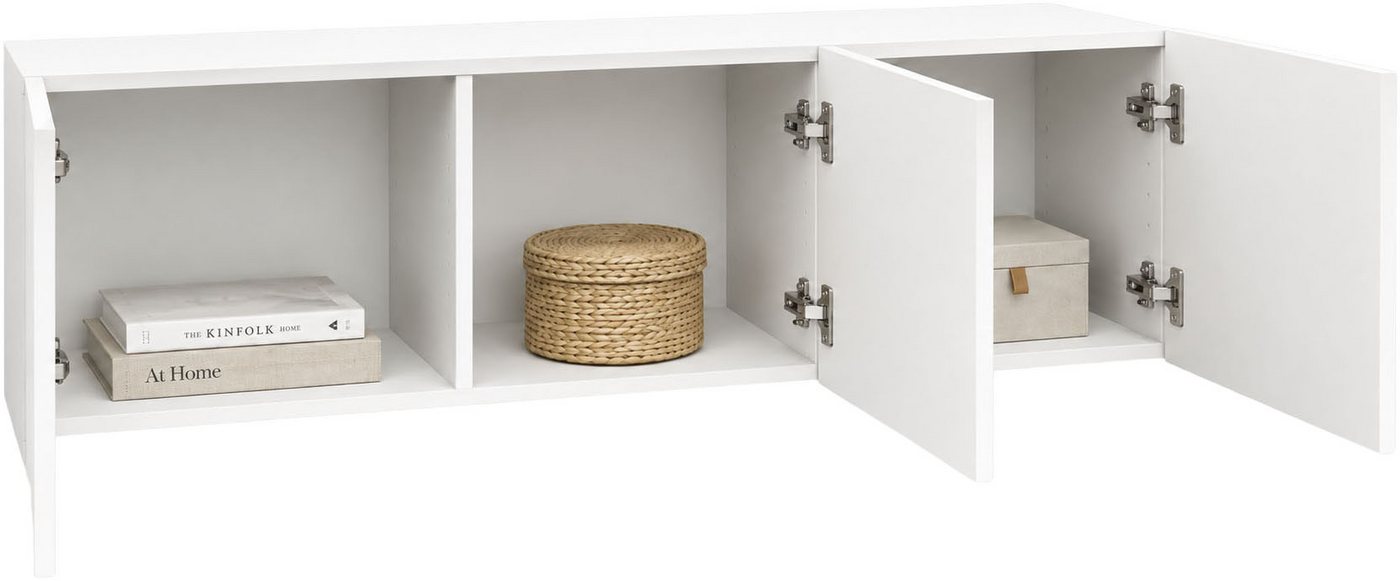 borchardt Möbel Lowboard Vaasa, Konsole, Hängeschrank mit 3 Türen, Breite 114 cm, nur hängend – Bild 4 von 5
