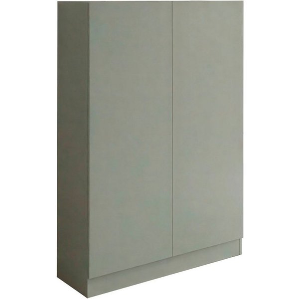 borchardt Möbel Schuhschrank Vaasa, Breite 76 cm, Höhe 120 cm, 6 Fächer viel Stauraum, grifflos mit push-to-open, verstellbare Einlegeböden