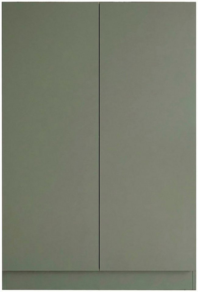 borchardt Möbel Schuhschrank Vaasa, Breite 76 cm, Höhe 120 cm, 6 Fächer viel Stauraum, grifflos mit push-to-open, verstellbare Einlegeböden – Bild 3 von 5
