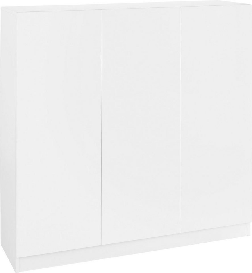 borchardt Möbel Schuhschrank Vaasa, Breite 114 cm, Höhe 120 cm, 12 Fächer Breite 114 cm, Höhe 120 cm, grifflose Optik – Bild 2 von 5