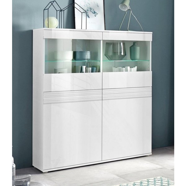 borchardt Möbel Vitrine Florenz Höhe 125 cm
