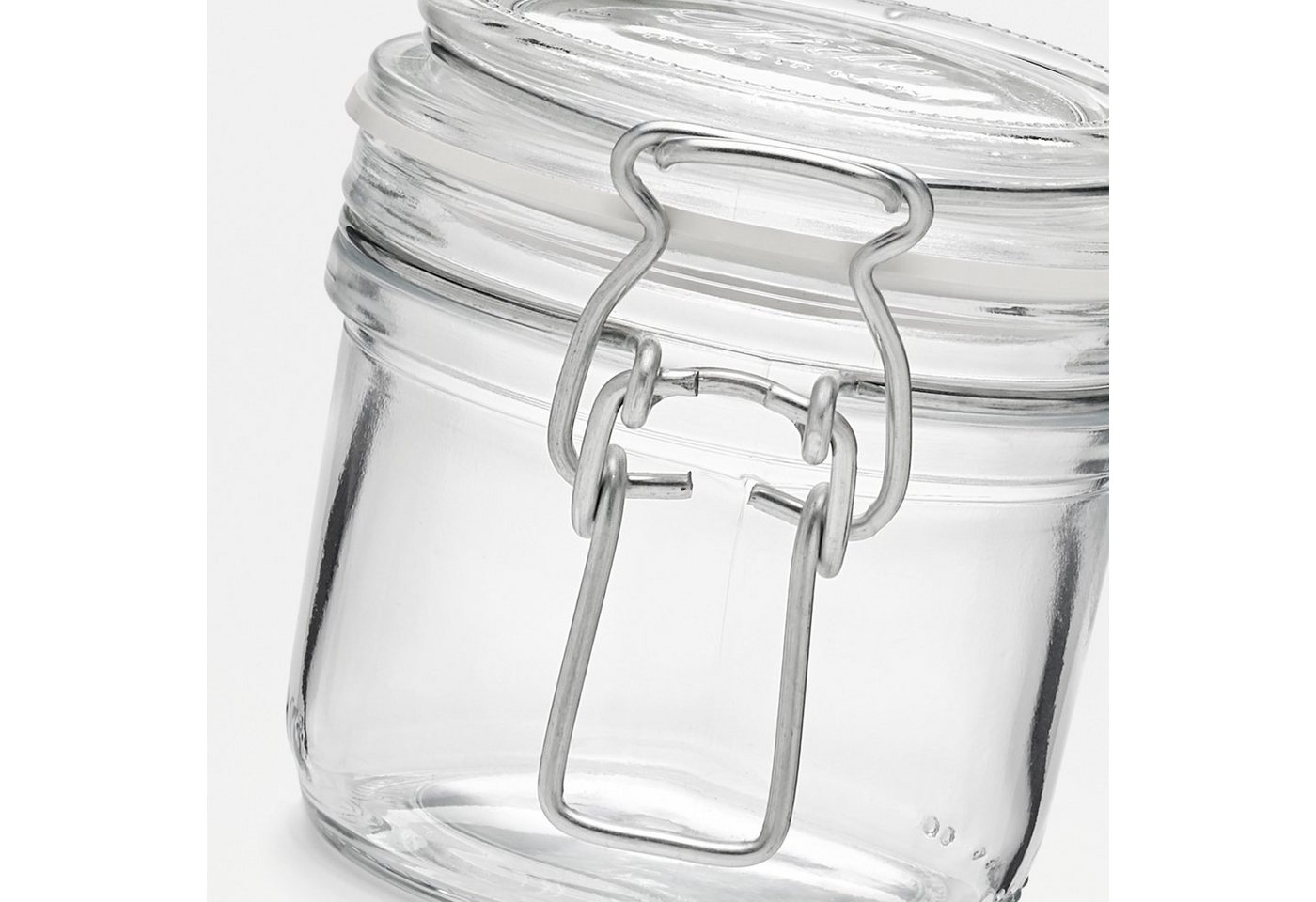 Bormioli Rocco Vorratsglas Fido, Glas, (Set, 6-tlg., 6 Stück, 0,2l Fassungsvermögen), luftdicht verschließbar, mit Bügelverschluß – Bild 3 von 5