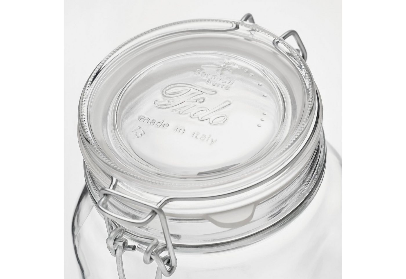 Bormioli Rocco Vorratsglas Fido, Glas, (1-tlg., 1 x 5,0l Fassungsvermögen), luftdicht verschließbar, mit Bügelverschluß – Bild 3 von 4
