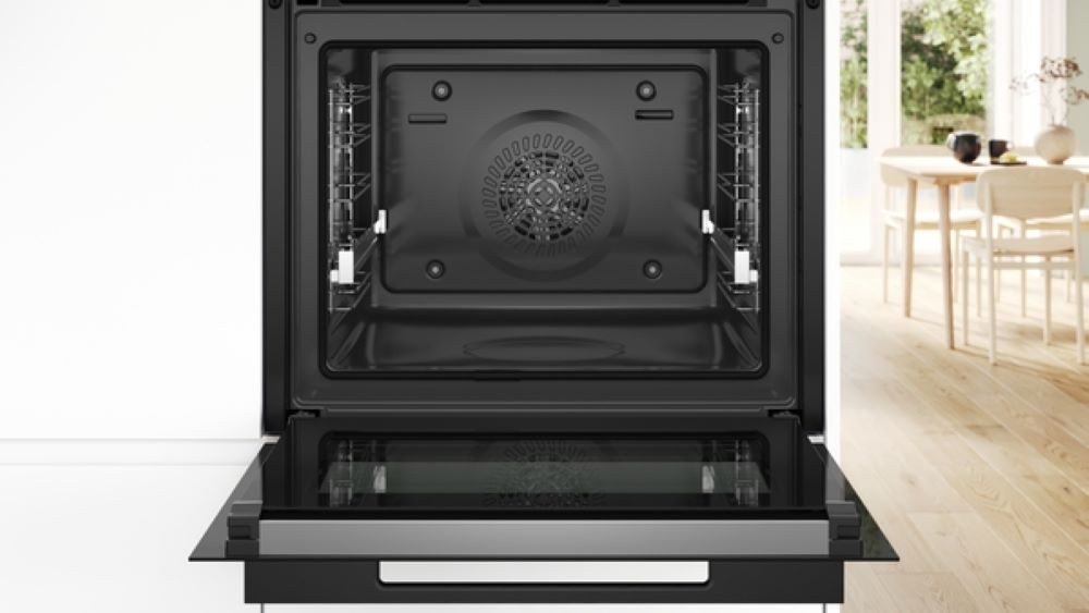 BOSCH Backofen Serie 8 HBG974LB1, Serie 8, Einbau-Backofen, Schwarz, 60 x 60 cm, EEK: A+, Pyrolyse-Selbstreinigung – Bild 3 von 5