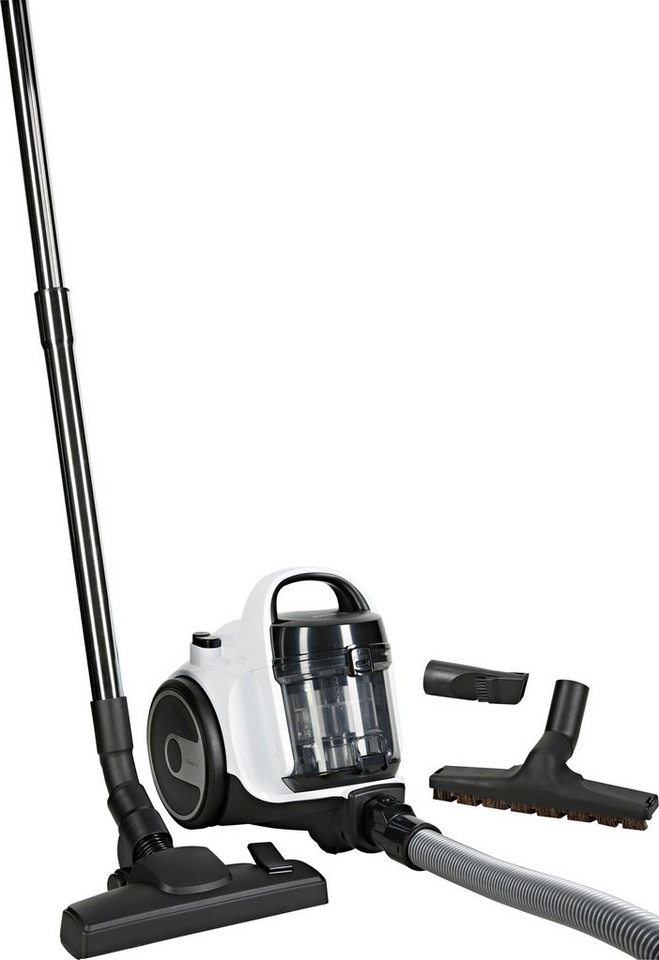 BOSCH Bodenstaubsauger Serie 2 BGS05AAA1, Hygiene-Filter, kompakt, platzsparend, leicht, 700 W, beutellos, für Parkett/Teppich/Fliesen, hohe Saugkraft, langes K – Bild 2 von 5