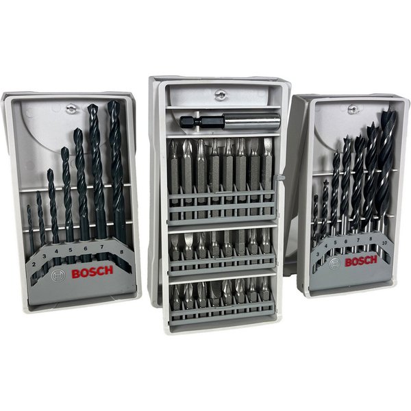 BOSCH Bohrer- und Bit-Set X-ProLine, (25-tlg), für Holz / Metall