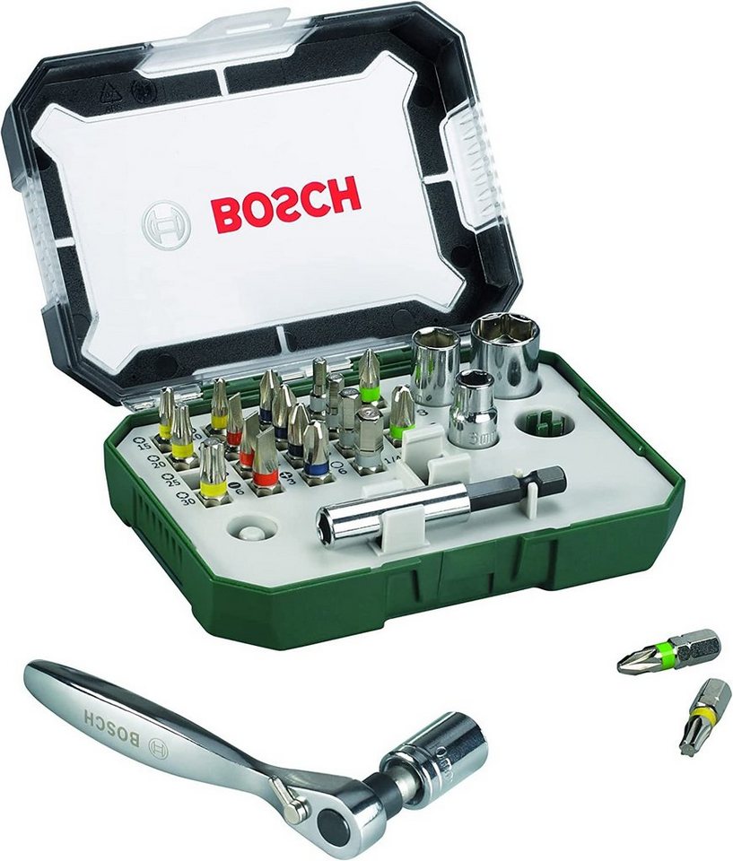 BOSCH Bohrer- und Bitset Schrauberbit- und Ratschen-Set 26tlg - 2607017322 – Bild 3 von 5