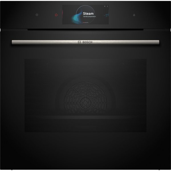 BOSCH Dampfbackofen Serie 8 HSG7384B2, mit Teleskopauszug nachrüstbar