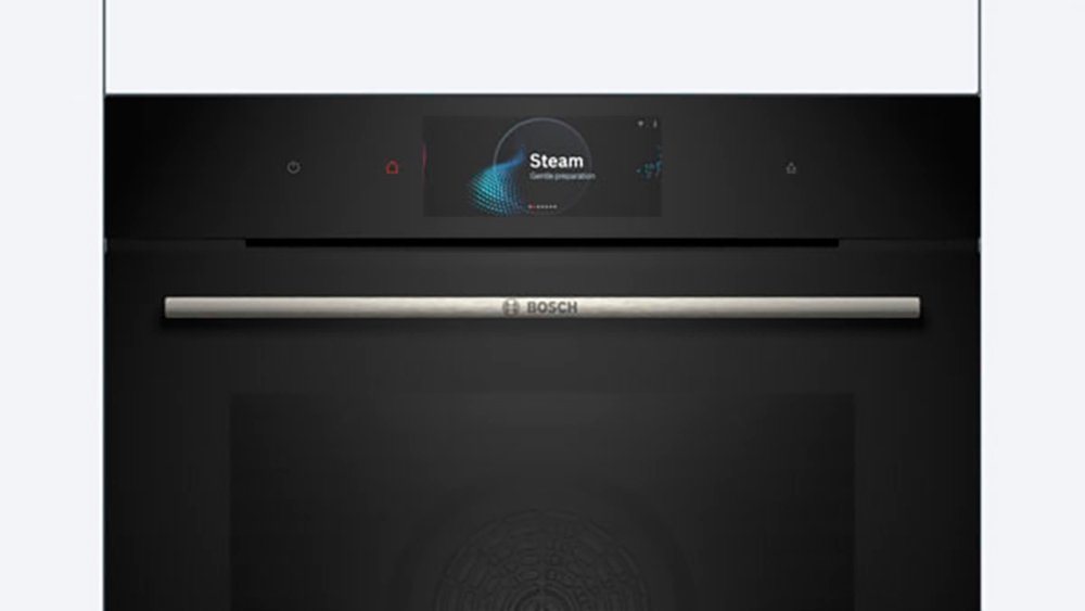 BOSCH Dampfbackofen Serie 8 HSG7584B1, mit Teleskopauszug nachrüstbar, ecoClean Direct, Innovativer digitaler Bedienring & gesunde Dampf-Funktion Plus – Bild 3 von 5
