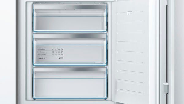 BOSCH Einbaugefrierschrank 6 GIV11AFE0, 71,2 cm hoch, 55,8 cm breit, Low Frost: geringere Eisbildung & schnelleres Abtauen – Bild 3 von 5