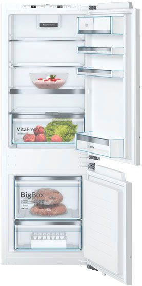 BOSCH Einbaukühlgefrierkombination 6 KIS77ADD0, 157,8 cm hoch, 55,8 cm breit, Lebensmittel bleiben länger frisch dank VitaFresh – Bild 4 von 5