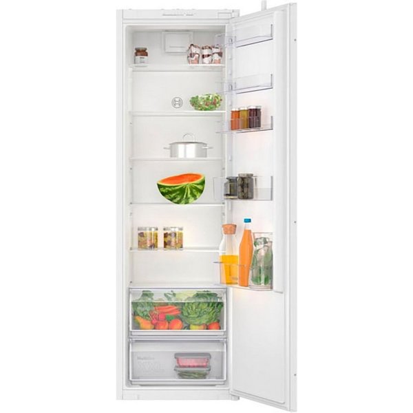 BOSCH Einbaukühlschrank Serie 2 KIR81NSE0, 177,2 cm hoch, 54,1 cm breit, Multi Box XXL: extragroße Schublade für Obst und Gemüse