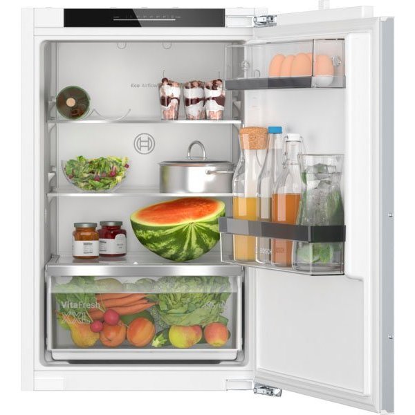 BOSCH Einbaukühlschrank Serie 6 KIR21ADD1, 87,4 cm hoch, 55,8 cm breit, Extra viel Platz für deine frischen Lebensmittel dank VitaFresh XXL