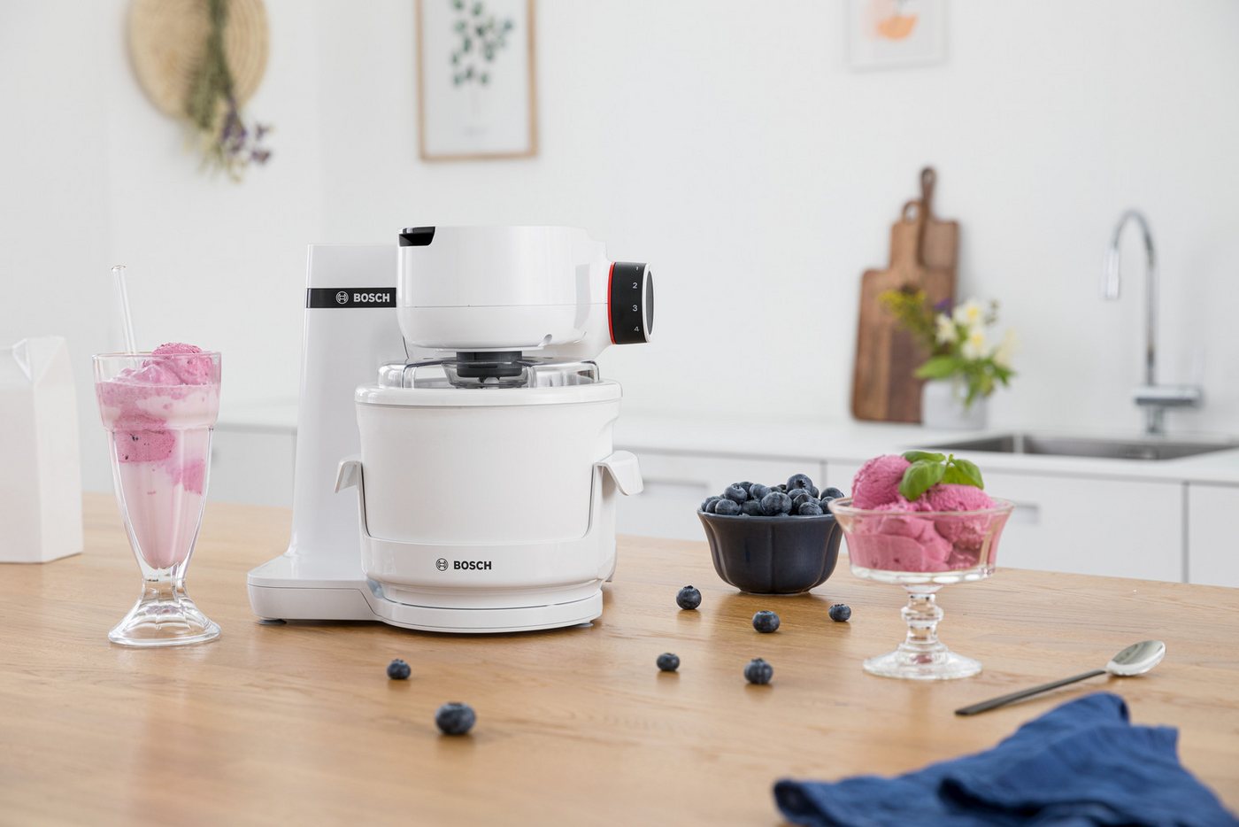 BOSCH Eisbereiteraufsatz MUZS2EB, Zubehör für Bosch Küchenmaschine MUMS2 – Bild 3 von 5