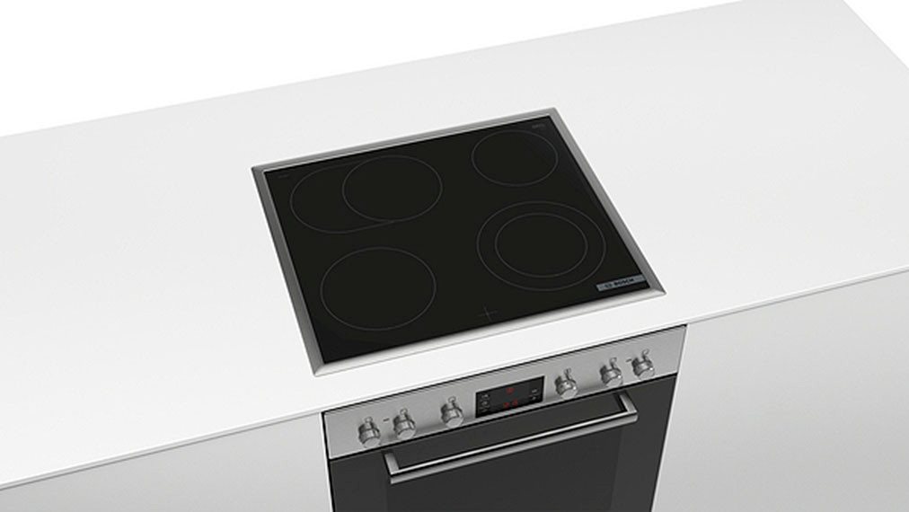 BOSCH Elektro-Herd-Set HND411LW63, Gleichmäßiges Backen auf bis zu 3 Ebenen & Bräterzone für große Bräter – Bild 4 von 5