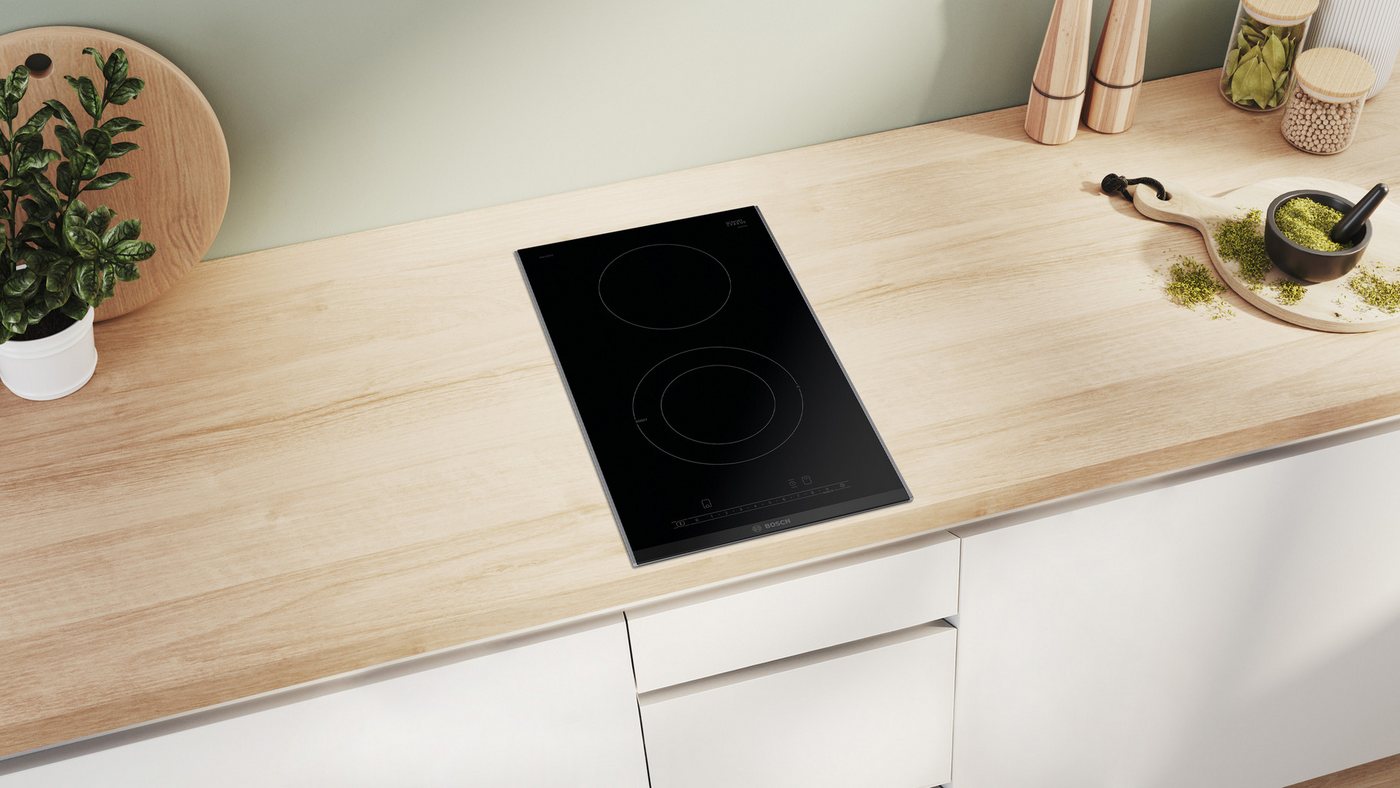 BOSCH Elektro-Kochfeld Serie 6 PKF375FP2E, Starker Power Boost & erweiterbare Kochzone bis 18 cm Größe – Bild 4 von 4