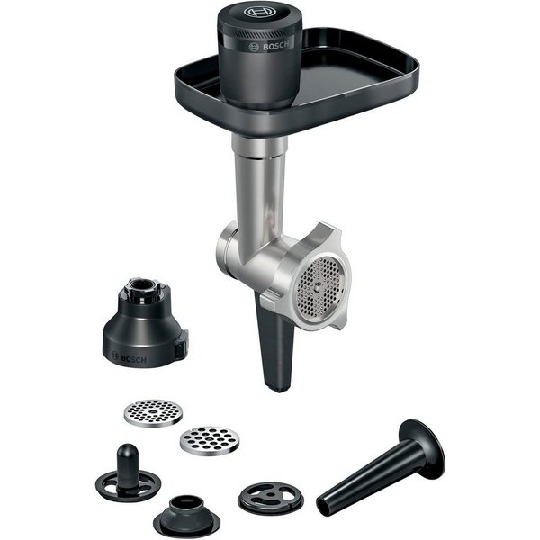 BOSCH Fleischwolfaufsatz MUZS6HA Zubehör-Set Hunting Adventure mit Fleischwolf, Zubehör für Bosch Küchenmaschine Serie 6