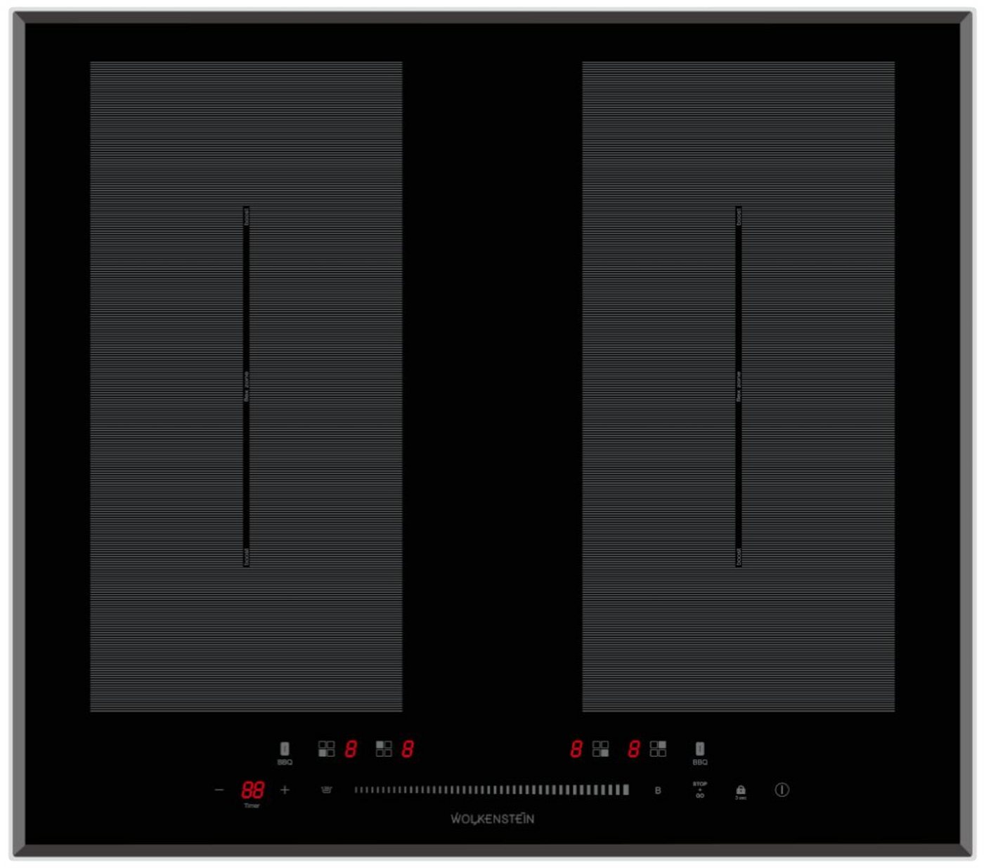 BOSCH Flex-Induktions-Herd-Set Backofen 3D-Heißluft + Kochfeld Flächeninduktion Booster 60cm autark – Bild 3 von 5