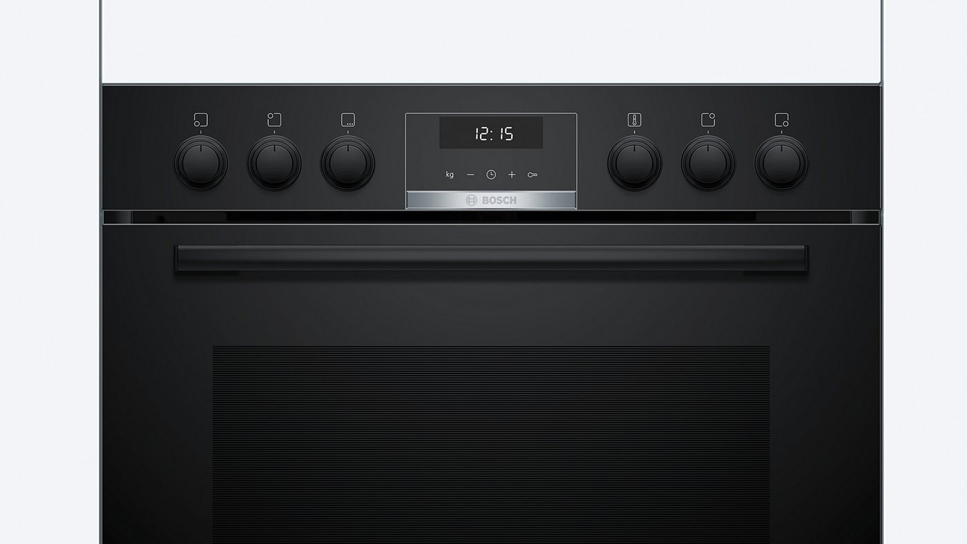 BOSCH Flex-Induktions-Herd-Set HND619LS67, mit Backwagen, Hydrolyse, Backwagen mit ausziehbarer Tür für bequemes Kochen & Backen – Bild 5 von 5