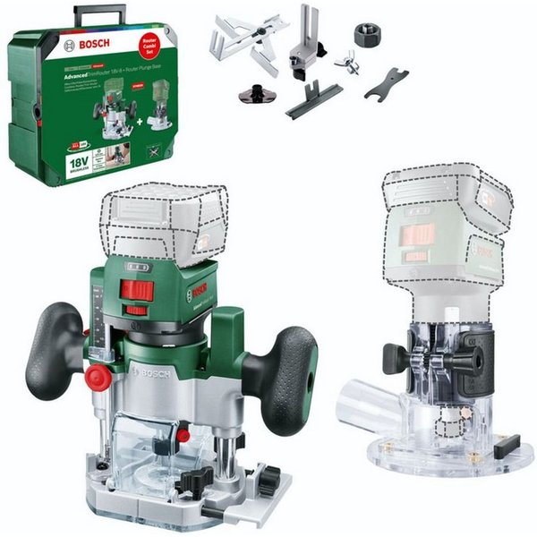 BOSCH Fräse Router Combi Set Oberfräse