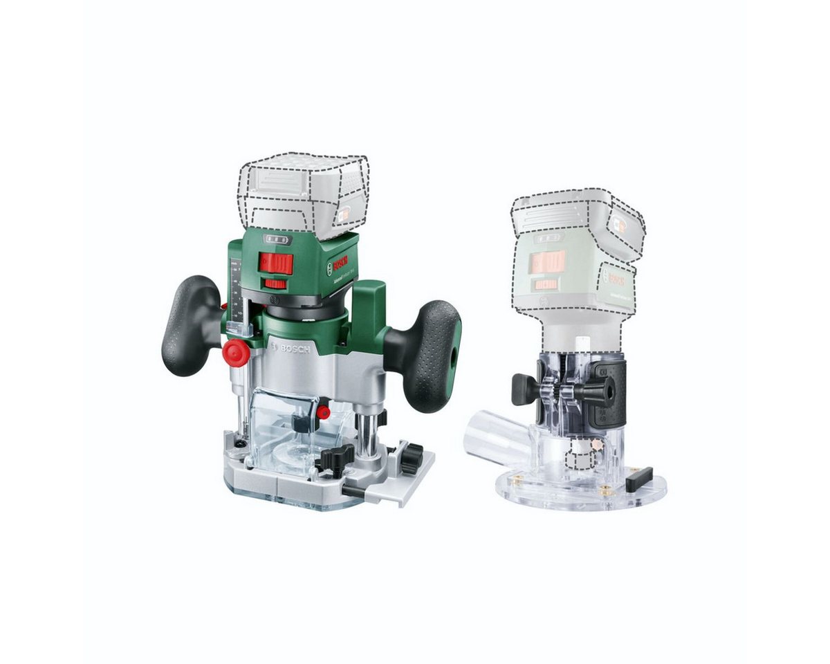 BOSCH Fräse Router Combi Set Oberfräse – Bild 2 von 4