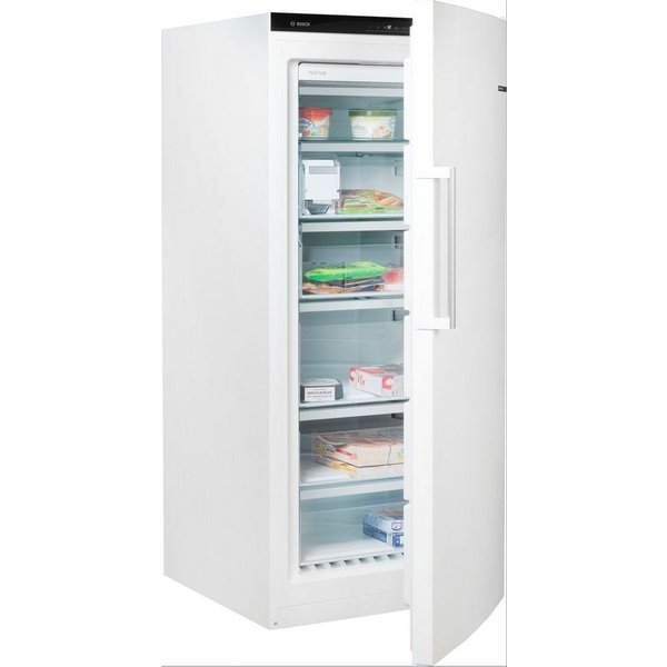 BOSCH Gefrierschrank NoFrost Serie 6 GSN51AWDV, 161 cm hoch, 70 cm breit, Flexible Vario Zone & eisfreie No Frost-Technologie im Gefrierraum