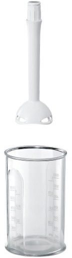BOSCH Handmixer ErgoMixx MFQ36440, Edelst. Rührbesen/Knethaken, 5 Stufen, Mixfuß, weiß, 450 W, Mixbecher, ergonom. Soft-Touch-Griff, Made in Europe – Bild 2 von 5