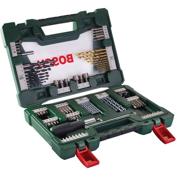 Bosch Home & Garden Bohrer- und Bitset V-Line, 91-teilig