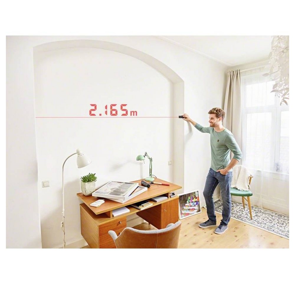 Bosch Home & Garden Entfernungsmesser Digitaler Laser-Entfernungsmesser 0603672900 – Bild 4 von 5
