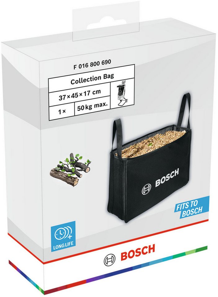 Bosch Home & Garden Fangsack, für Akku-Häcksler UniversalShredder 2x18V-25 und Häcksler AXT Rapid 2000/2200 – Bild 3 von 3