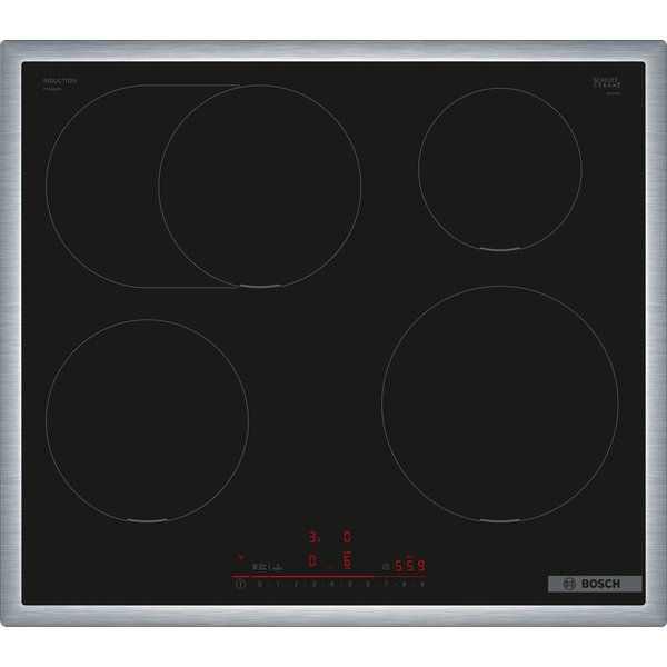 BOSCH Induktions-Kochfeld Serie 6 PIF645HB1E, Bequem steuern per DirectSelect & viel Platz in der Bräterzone