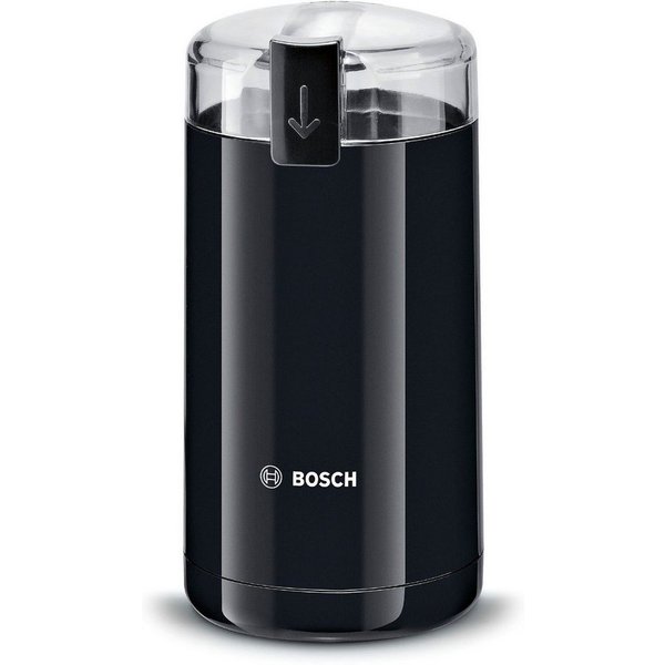 BOSCH Kaffeemühle TSM6A011B, Edelstahl-Schlagmesser, Sicherheitsfunktion, 180 W, Schlagmesser, 75 g Bohnenbehälter, 180 W, 75g Bohnenbehälter, elektrisch, schwa