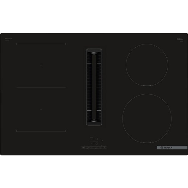BOSCH Kopffreihaube PVS811B16E, Induktionskochfeld mit Dunstabzug 80 cm, EEK: B Serie Serie 4