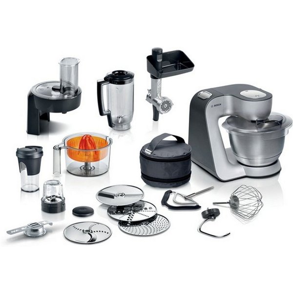 BOSCH Küchenmaschine MUM 59 S81 DE, Leistungsstark, vielseitig programmierbar mit umfangreichem Zubehör