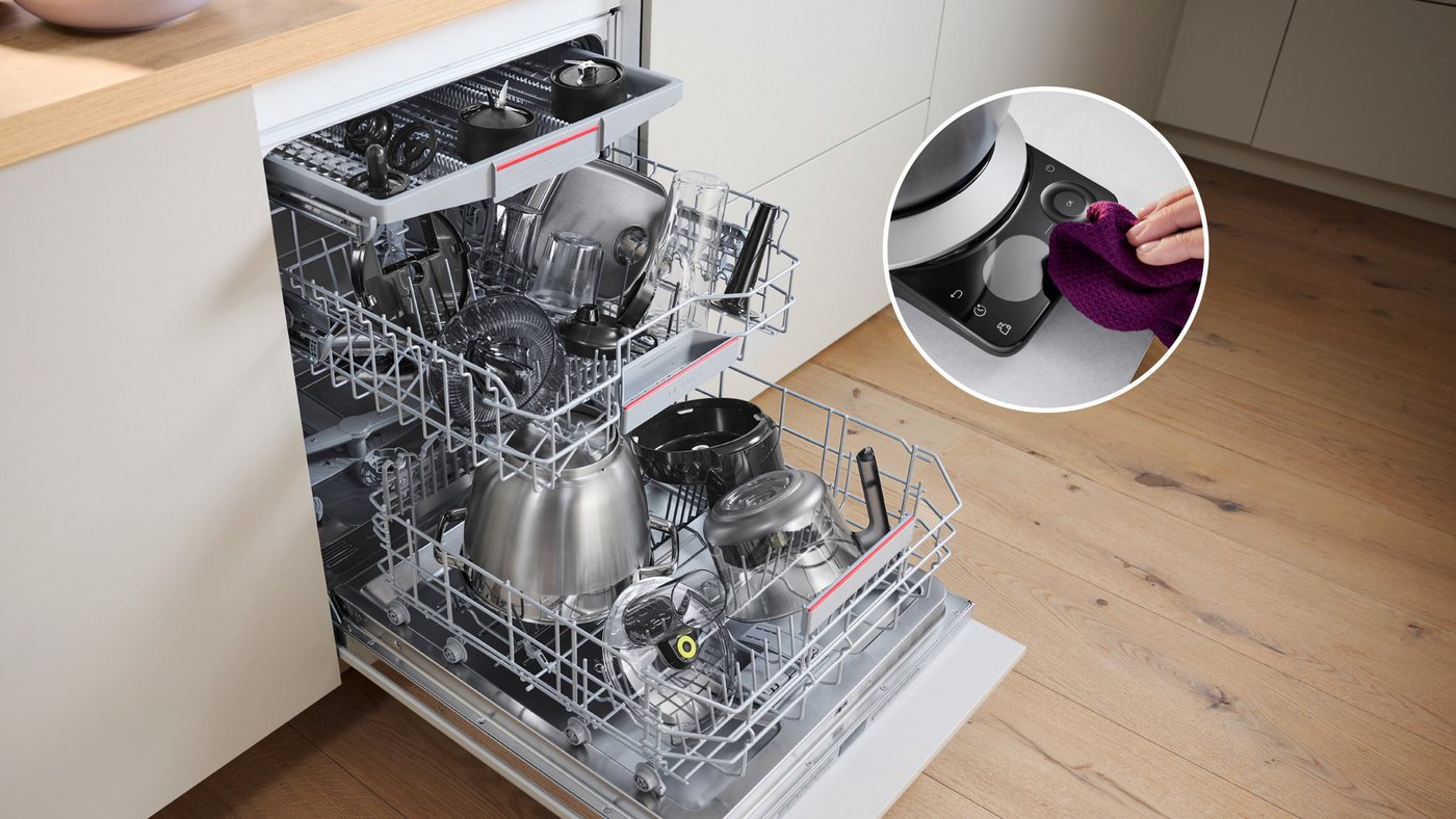 BOSCH Küchenmaschine Serie 8, MUMS8ZS22, XL 6 L Edelstahlschüssel, Waage, 1800 W, 9,6 l Schüssel, ToGo Mix-/ Trinkbecher, Timer, Vollmetallgehäuse, Durchlaufsch – Bild 4 von 5