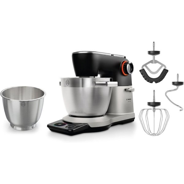 BOSCH Küchenmaschine Küchenmaschine Serie 8, MUMS8ZS18, XL 6 L Edelstahlschüssel, Waage, 1800 W, 10,2 l Schüssel, 7 Automatikprogramme, Timer, Vollmetallgehäuse