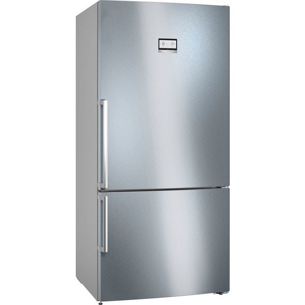 BOSCH Kühl-/Gefrierkombination Serie 6 KGN86AIDR, 186 cm hoch, 86 cm breit, No Frost, VitaFresh XXL Schublade, Big Box, LED-Licht, Perfect Fit