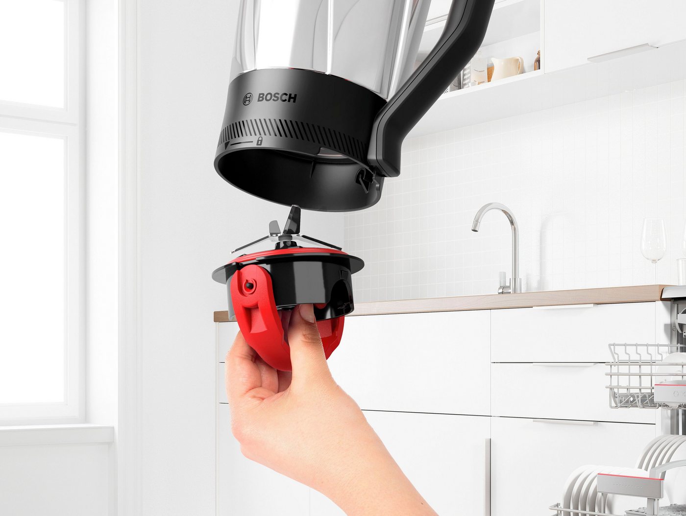 BOSCH Mixaufsatz MUZS6MX, Zubehör für Bosch Küchenmaschine Serie 6 – Bild 5 von 5