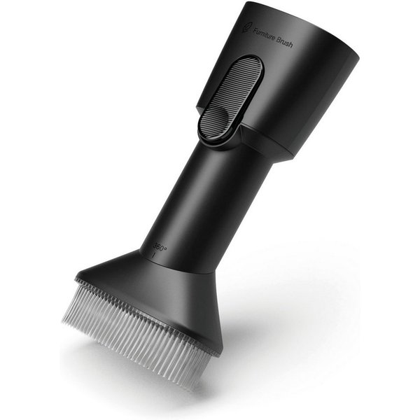 BOSCH Möbelpinsel Möbelpinsel mit weichen Borsten BHZUNGFB, 360° Rotation, Zubehör für Bosch Akkustaubsauger Unlimited Serie 10, (Packung), für empfindliche Obe