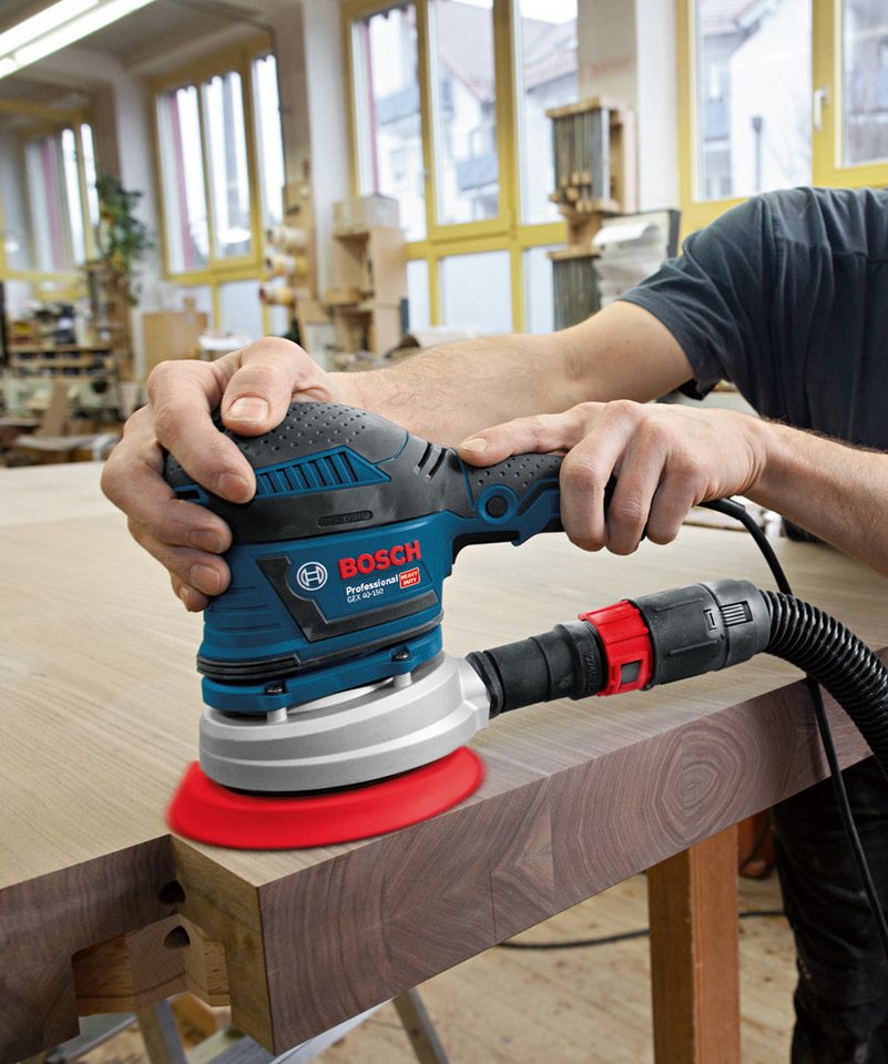 Bosch Professional Exzenterschleifer »GEX 40-150«, mit Schleifblatt M480 und L-BOXX – Bild 3 von 5