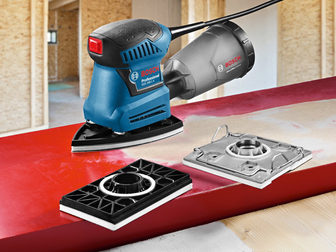 Bosch Professional Schwingschleifer »GSS 160 Multi«, L-BOXX 136 mit umfangreichem Zubehör – Bild 2 von 4