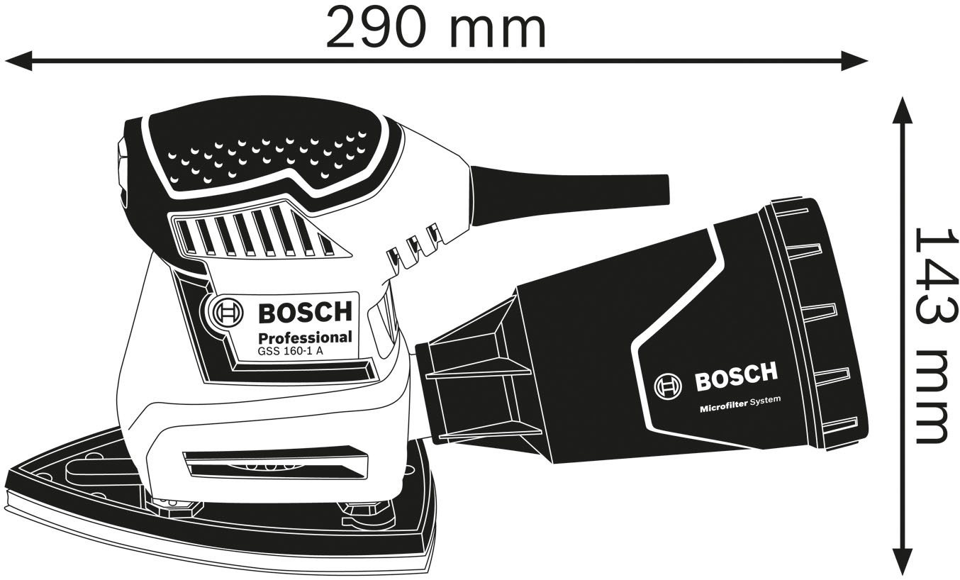 Bosch Professional Schwingschleifer »GSS 160 Multi«, L-BOXX 136 mit umfangreichem Zubehör – Bild 4 von 4