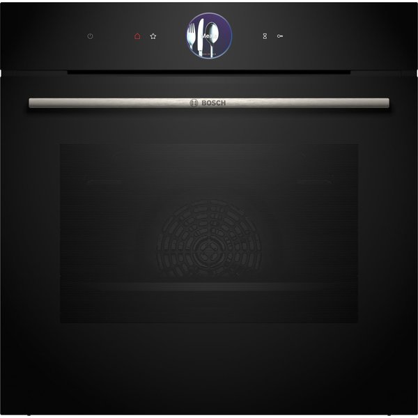 BOSCH Pyrolyse Backofen Serie 8 HBG7764B1, mit Teleskopauszug nachrüstbar