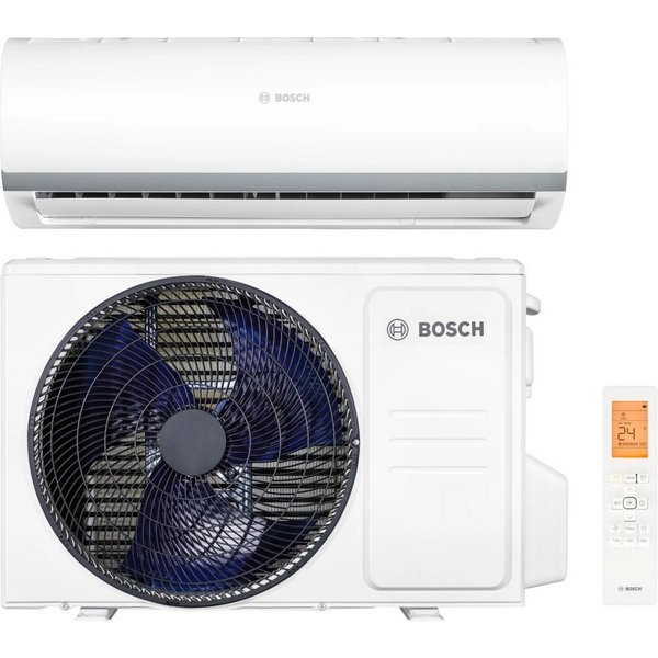 BOSCH Split-Klimagerät CL2000-Set 26 WE Außen- und Inneneinheit, 2,6 kW, A++